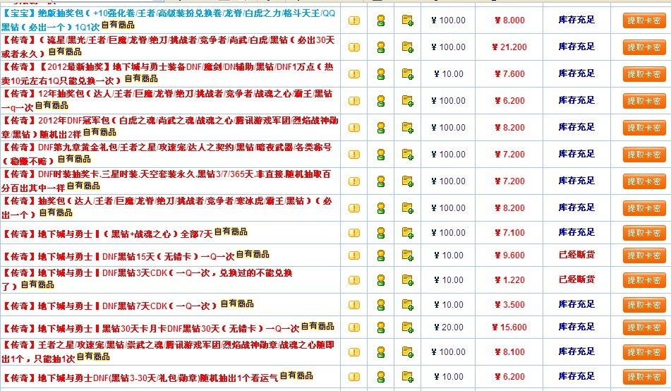 卡盟DNF抽奖CDK卡密靠谱吗
