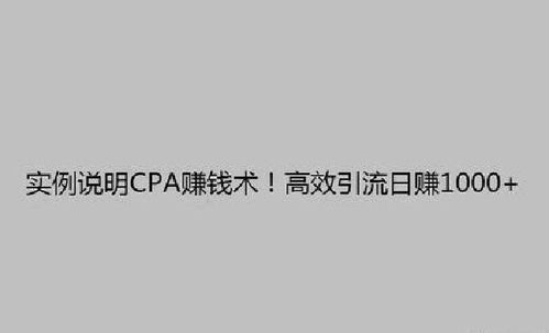 CPA广告联盟真的能赚钱吗？如何通过CPA广告联盟实现盈利？